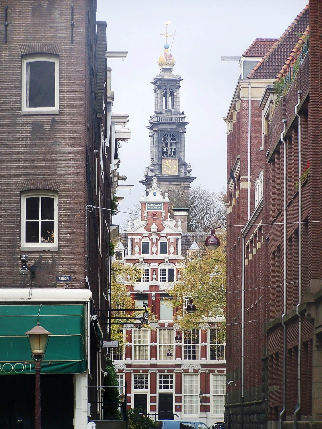 Amsterdam - 2005 01 - 101 - Canal House w Wester Kerk